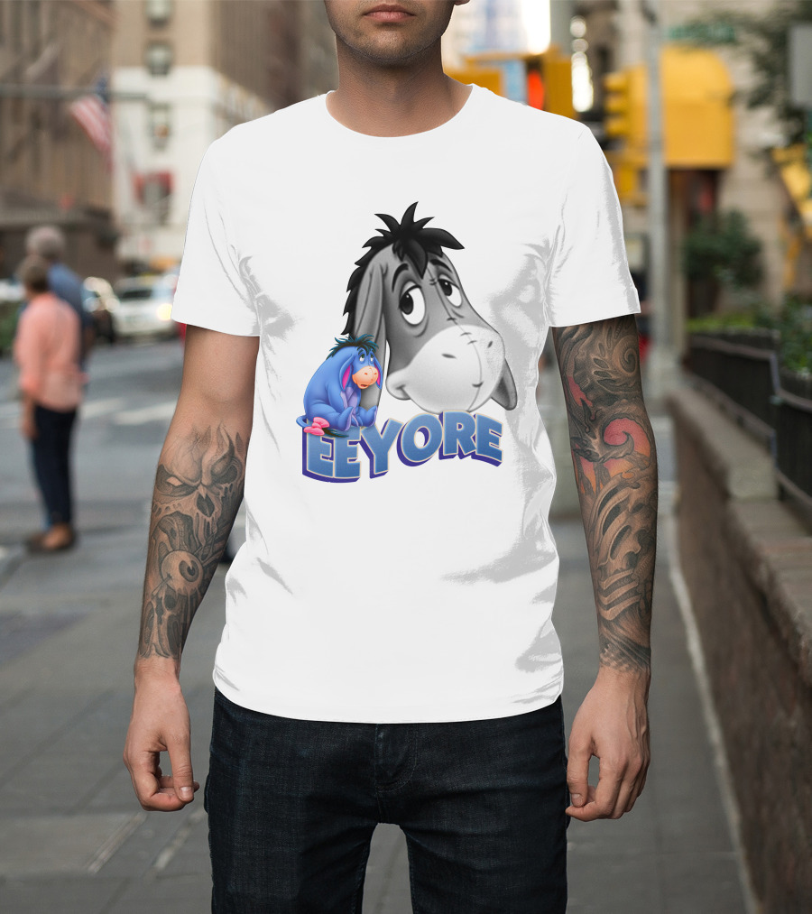 Eeyore Blue And Gray Character Disney T-Shirt