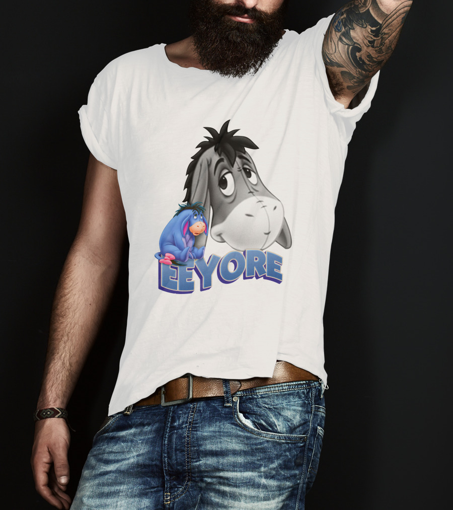 Eeyore Blue And Gray Character Disney T-Shirt