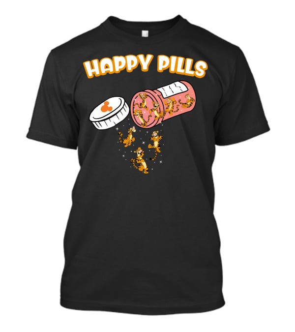 HAPPY PILLS TIGGER Capsule Spill T-Shirt