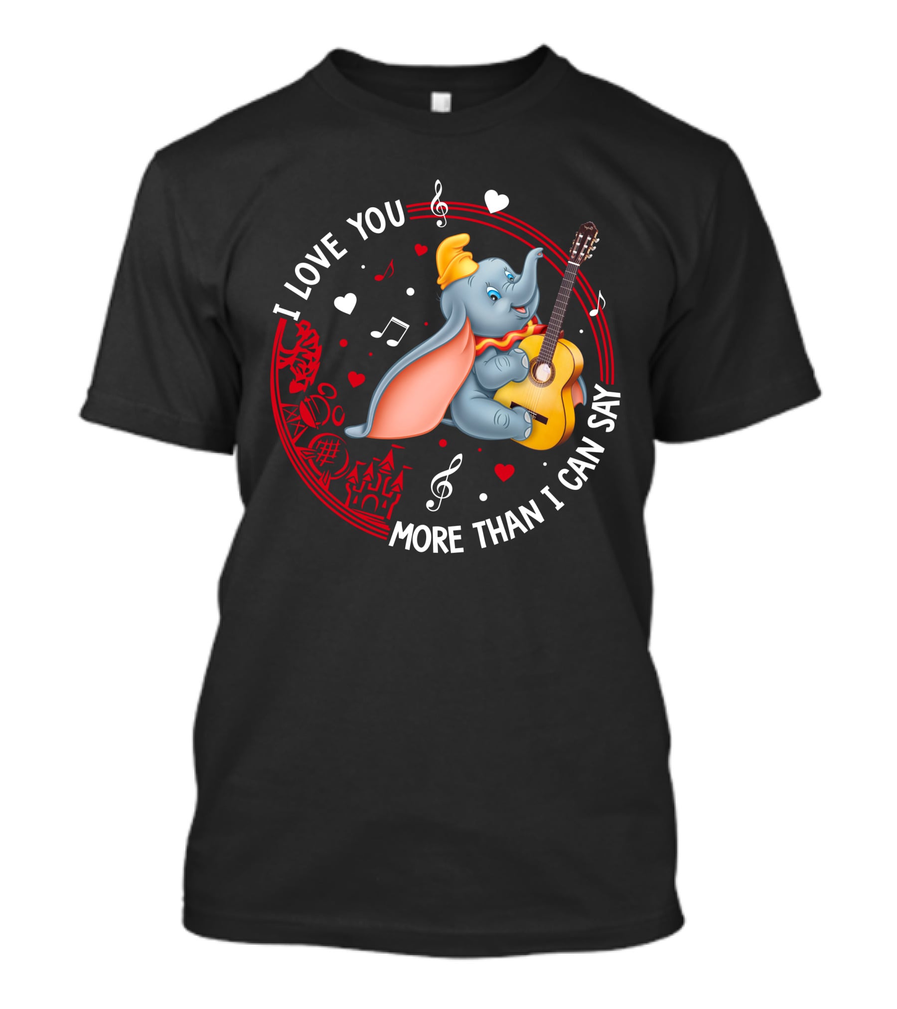 I Love You More Than I Can Say Dumbo Love T-Shirt