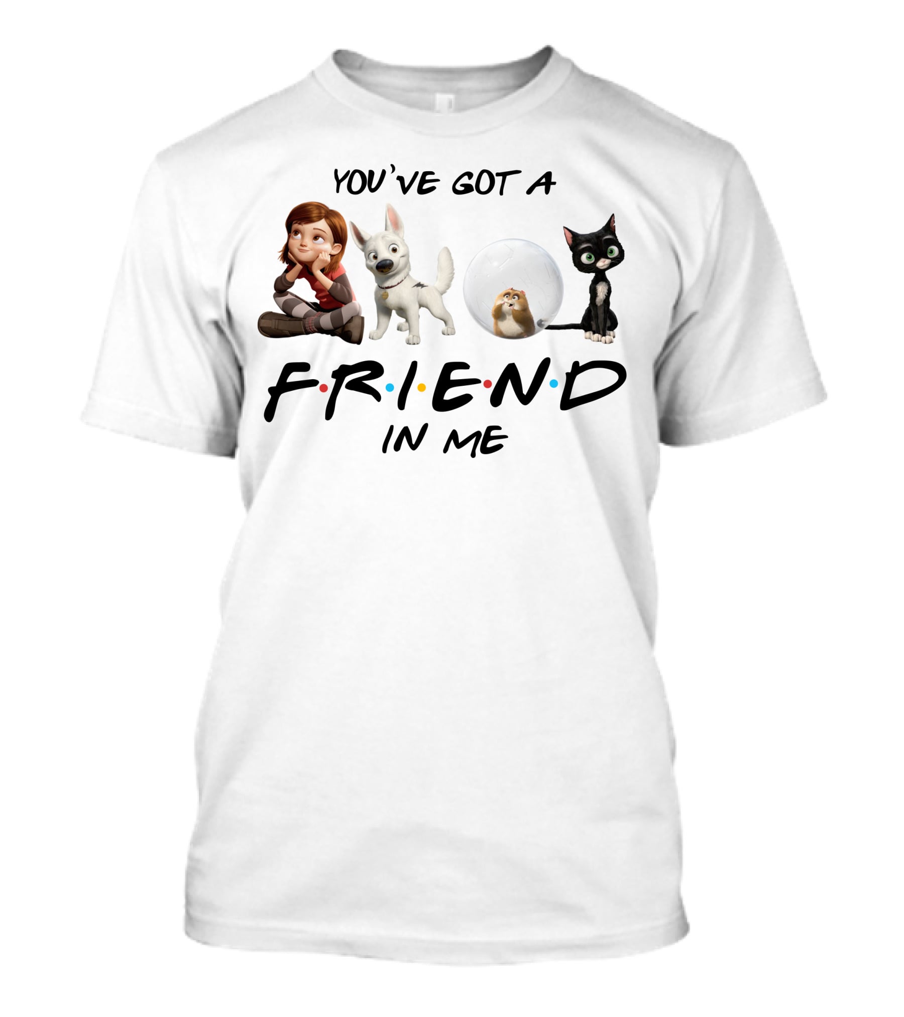 You've Got A Friend IN ME Bolt Characters T-Shirt