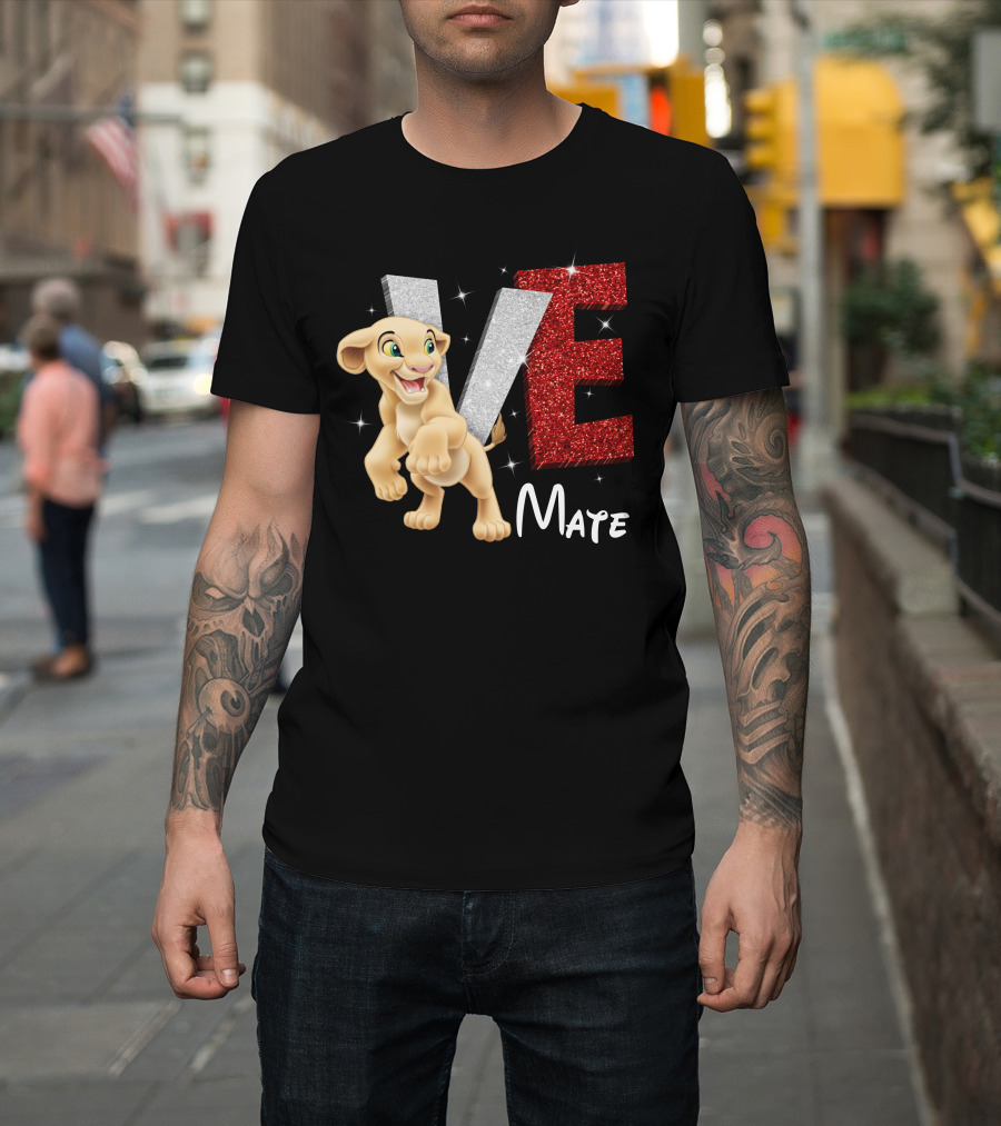 Nala Love Mate Lion Cub Sparkle T-Shirt