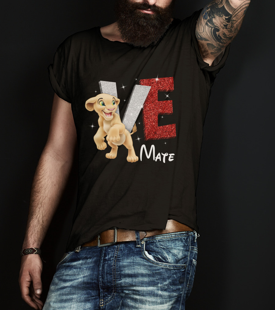 Nala Love Mate Lion Cub Sparkle T-Shirt