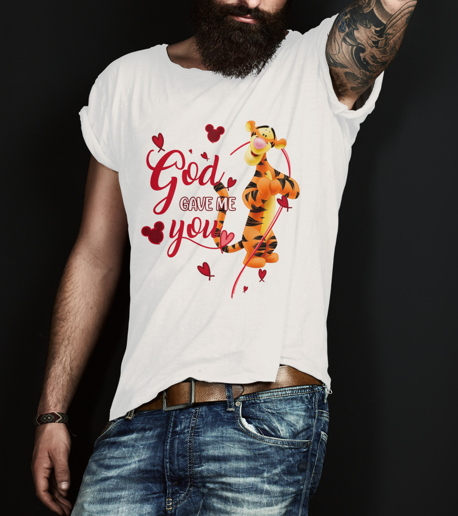God Gave Me You Tigger Hearts Disney T-Shirt