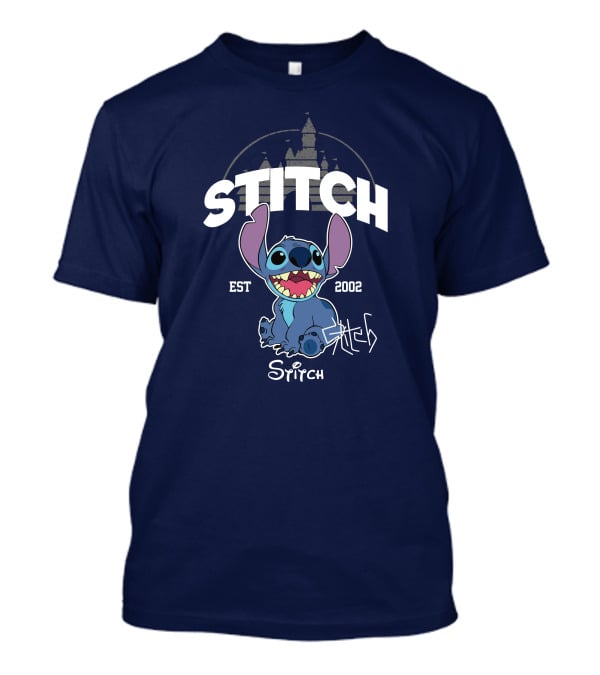 Stitch Est 2002 Disney Castle T-Shirt
