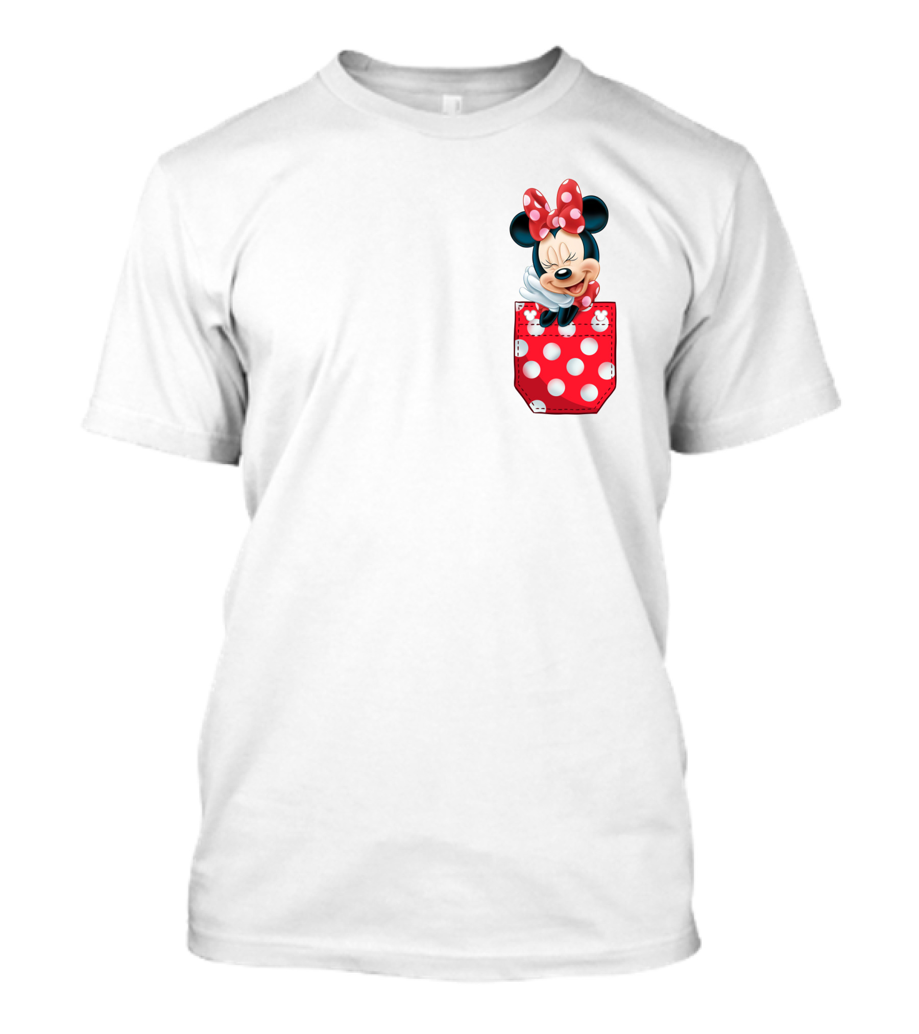 Minnie Mouse Polka Dot Pocket Fun T-Shirt
