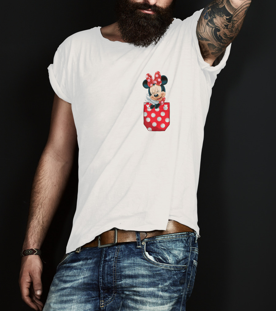 Minnie Mouse Polka Dot Pocket Fun T-Shirt