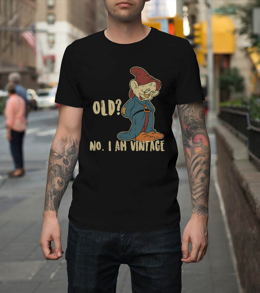 Dopey Old No I Am Vintage T-Shirt