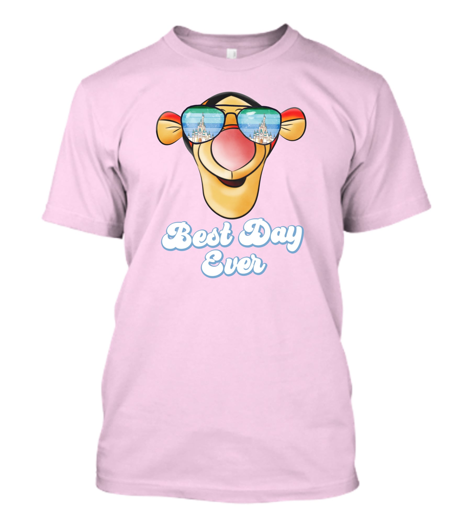 Tigger Best Day Ever Disney Castle Sunglasses T-Shirt