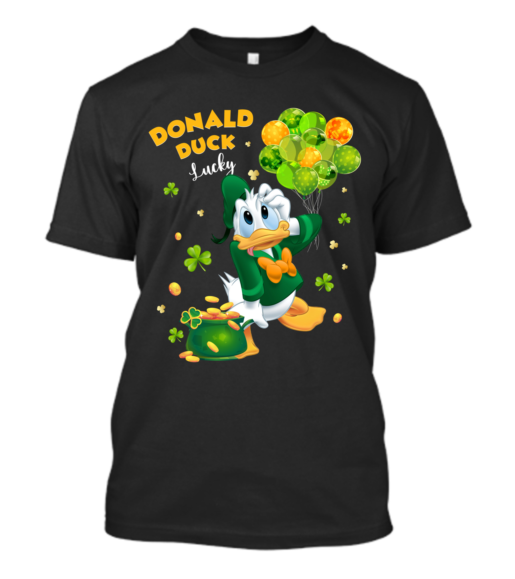 Donald Duck Lucky St. Patrick's Day Balloons T-Shirt