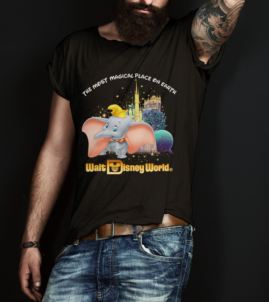 Walt Disney World Dumbo The Most Magical Place On Earth T-Shirt