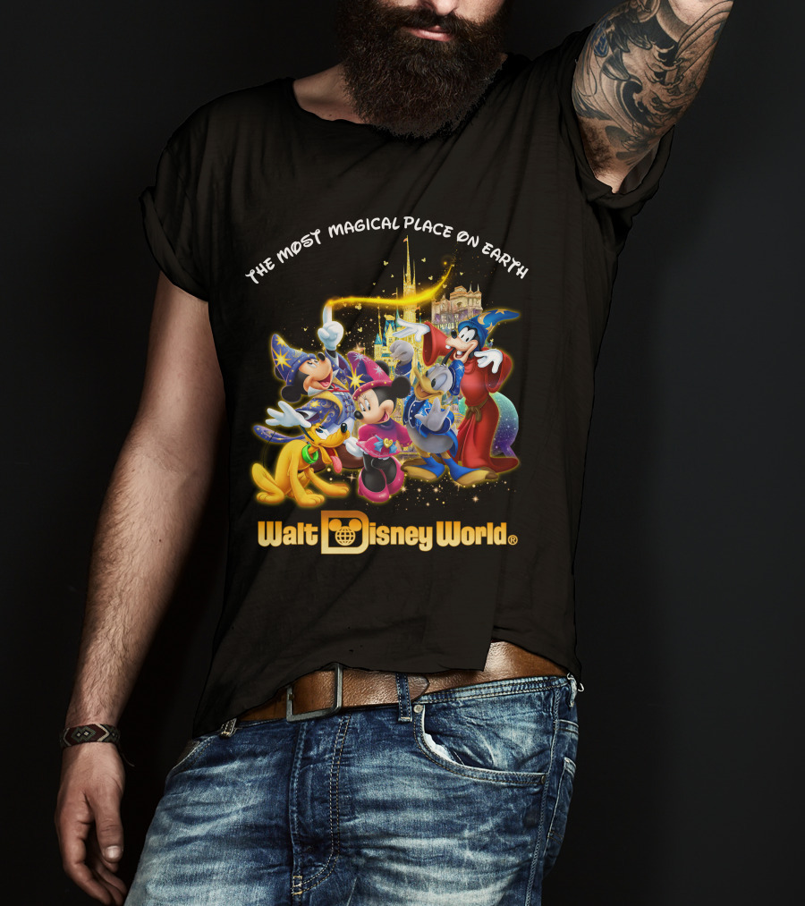Walt Disney World The Most Magical Place On Earth Mickey & Friends T-Shirt