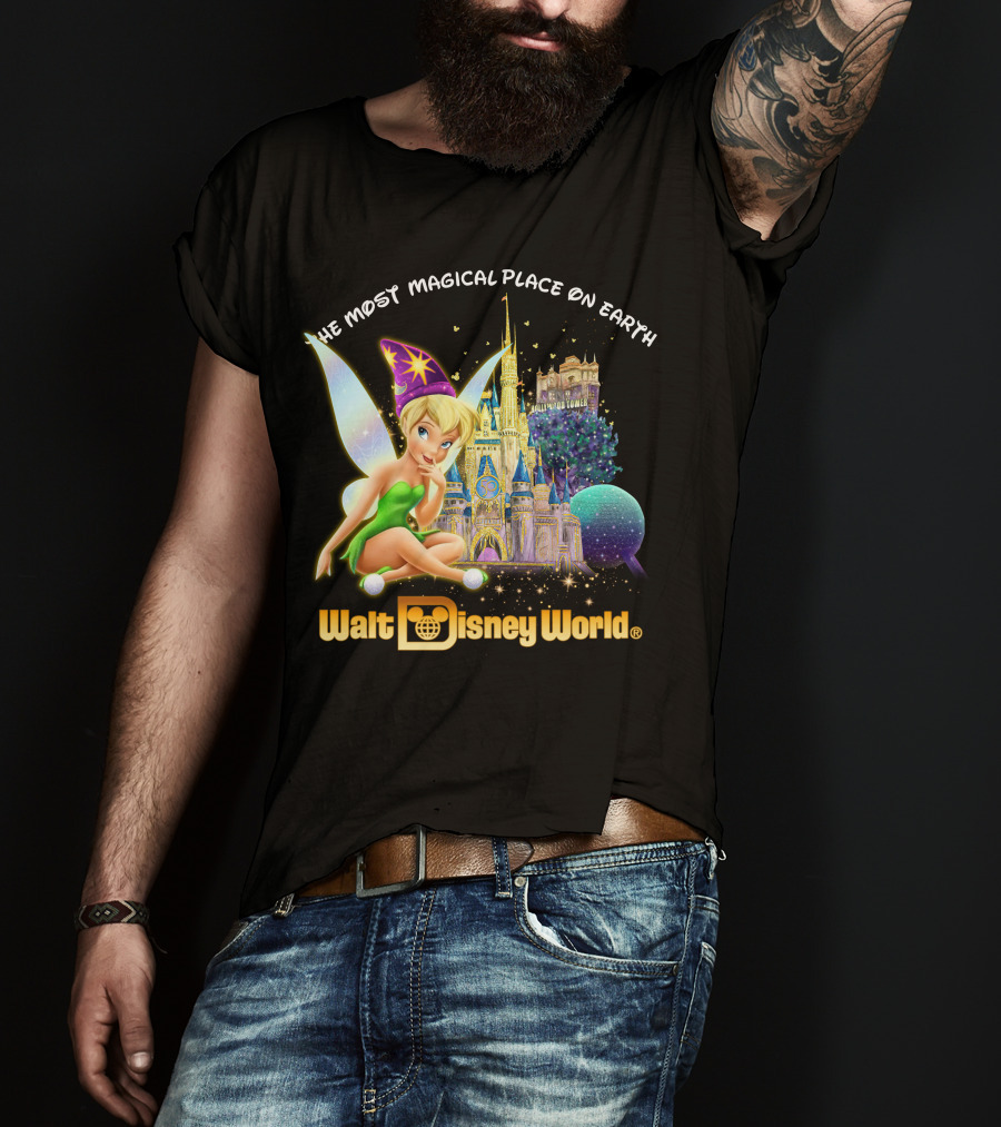 Tinkerbell Walt Disney World The Most Magical Place On Earth T-Shirt