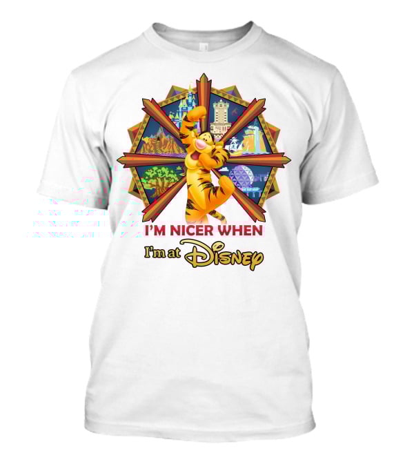 Tigger I'm Nicer When I'm At Disney T-Shirt