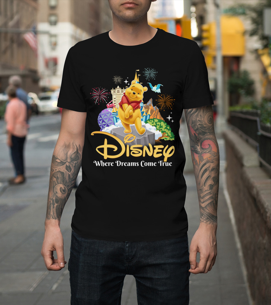 Disney Winnie The Pooh Where Dreams Come True T-Shirt