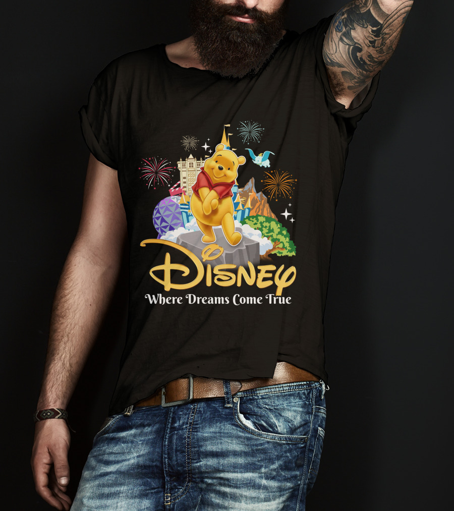 Disney Winnie The Pooh Where Dreams Come True T-Shirt