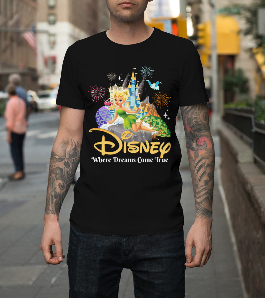 Disney Tinker Bell Where Dreams Come True T-Shirt