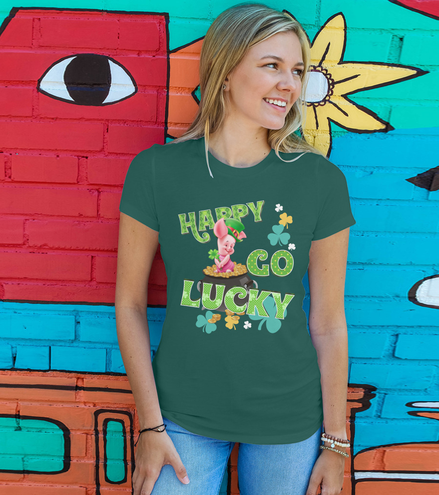 Happy Go Lucky Piglet T-Shirt