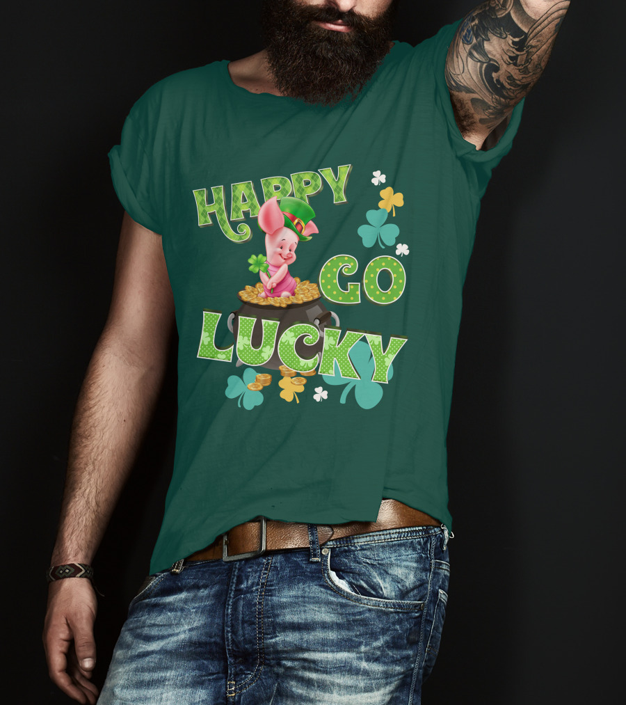 Happy Go Lucky Piglet T-Shirt