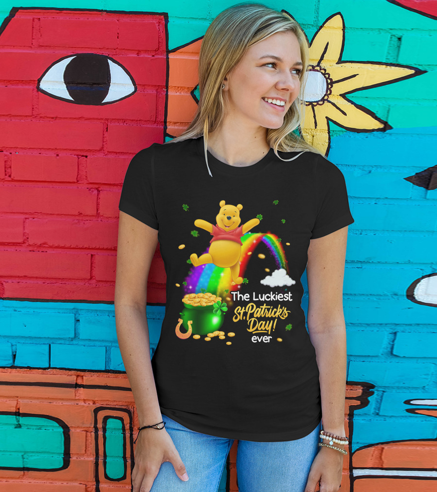 The Luckiest St. Patrick's Day Ever Pooh T-Shirt