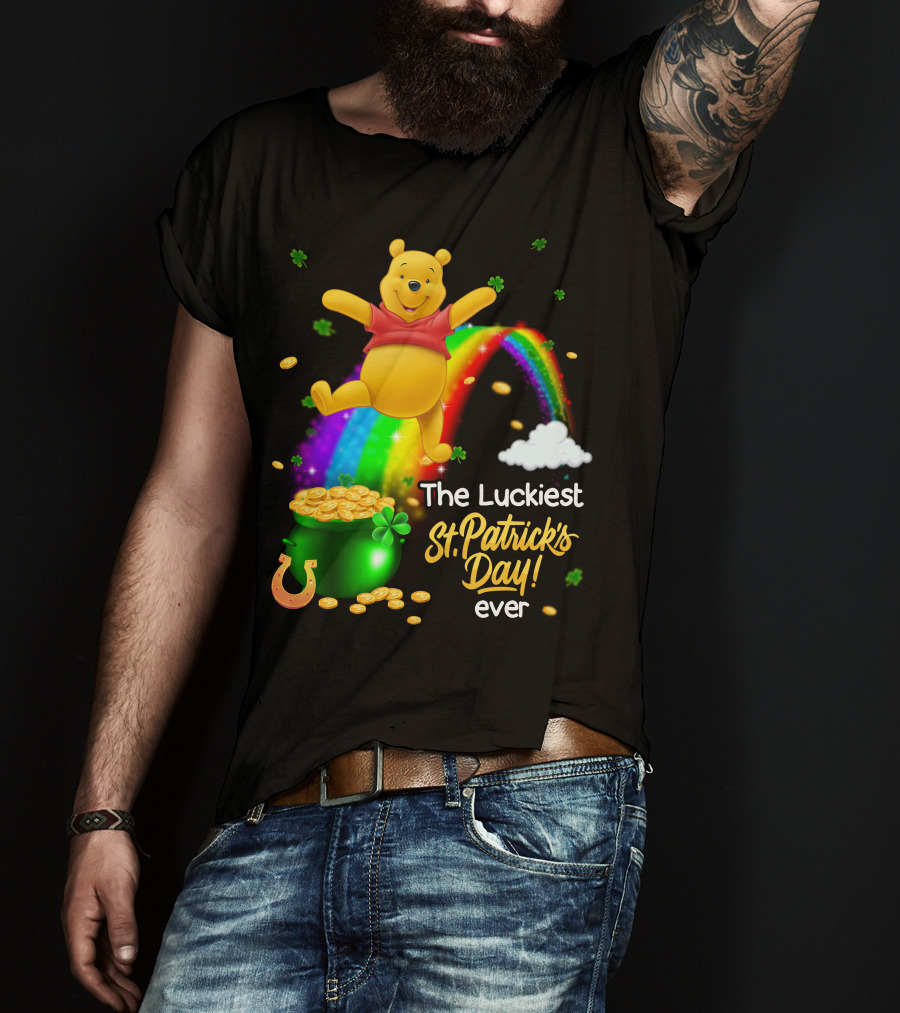 The Luckiest St. Patrick's Day Ever Pooh T-Shirt