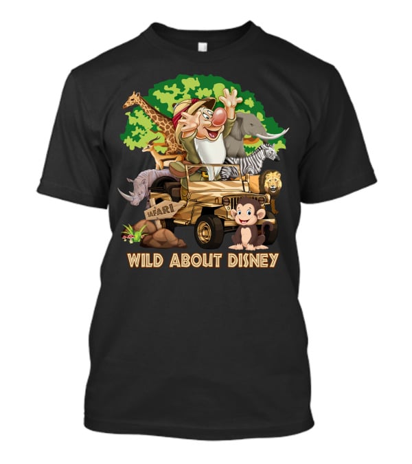 Wild About Disney Safari Grumpy Jeep Adventure With Animals T-Shirt