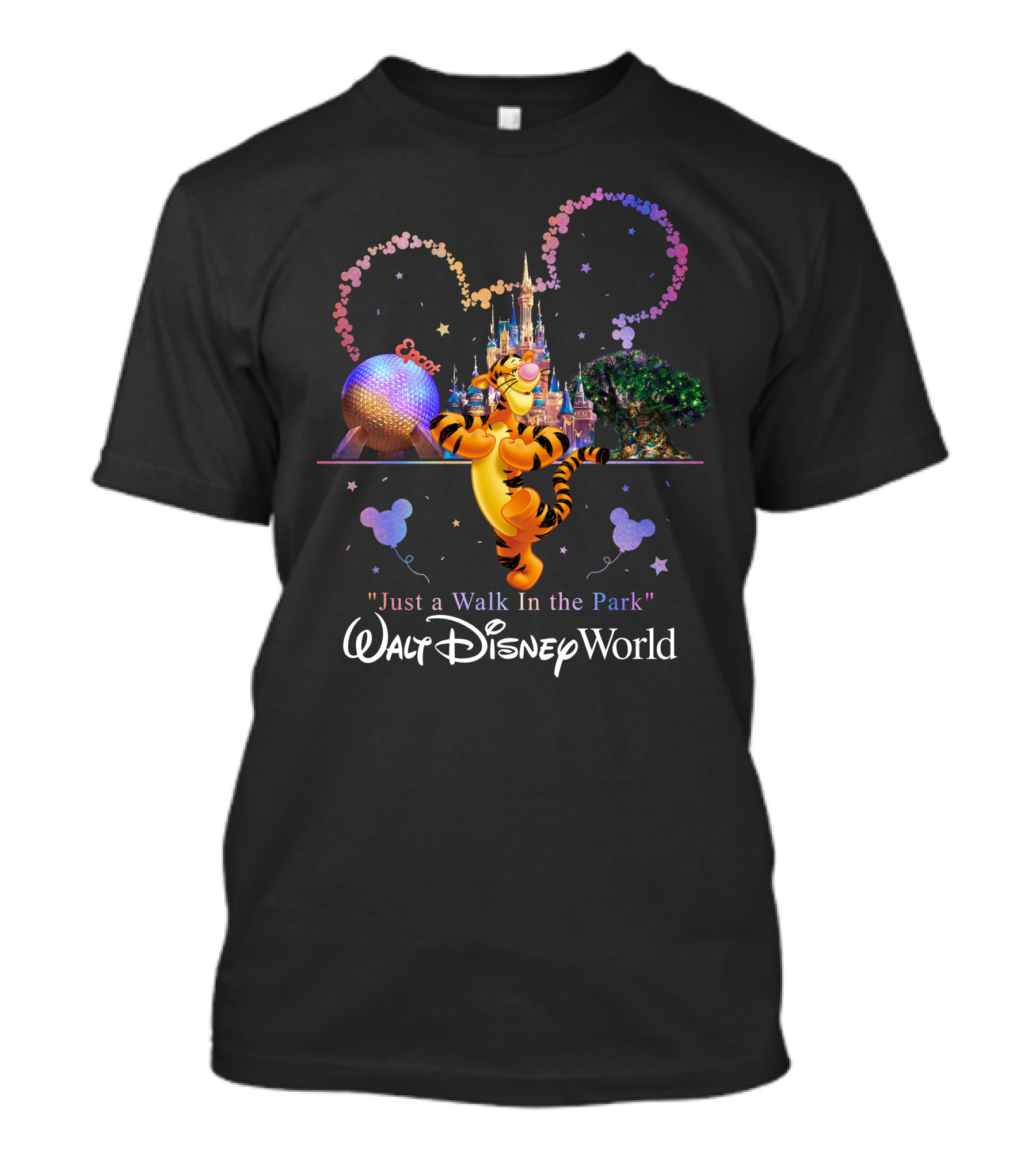 Tigger Walt Disney World Just A Walk In The Park Epcot T-Shirt