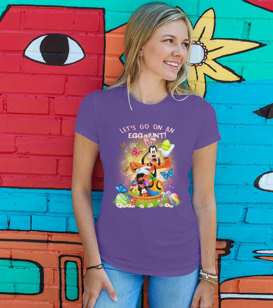 Goofy Let's Go On An Egg Hunt! T-Shirt