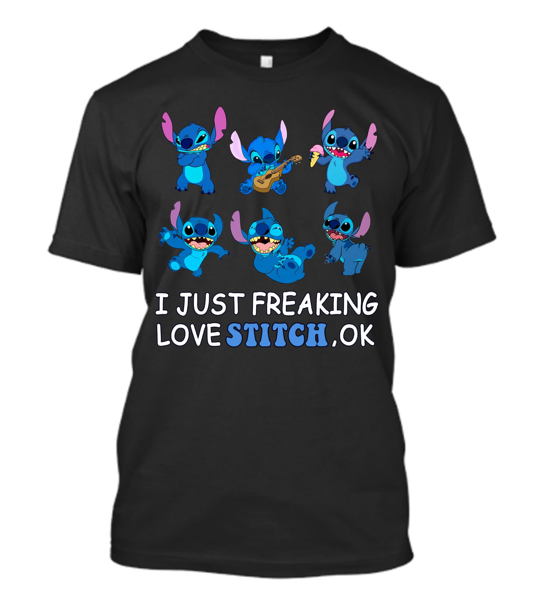 I Just Freaking Love Disney Stitch Ok T-Shirt