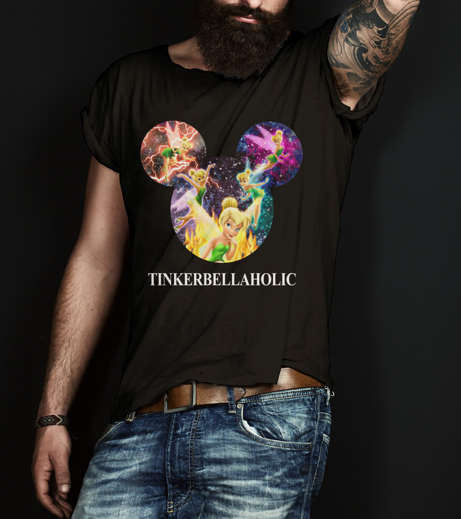 Tinkerbellaholic Tinkerbell Fantasy Galaxy Aura T-Shirt
