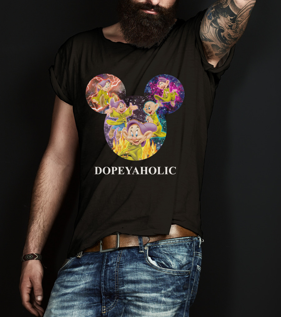 Dopeyaholic Mickey Mouse Ears Multiverse Dopey Wonderland T-Shirt