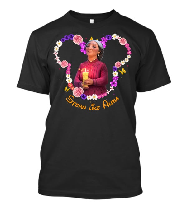 Stern Like Alma Encanto Inspired Floral Heart T-Shirt