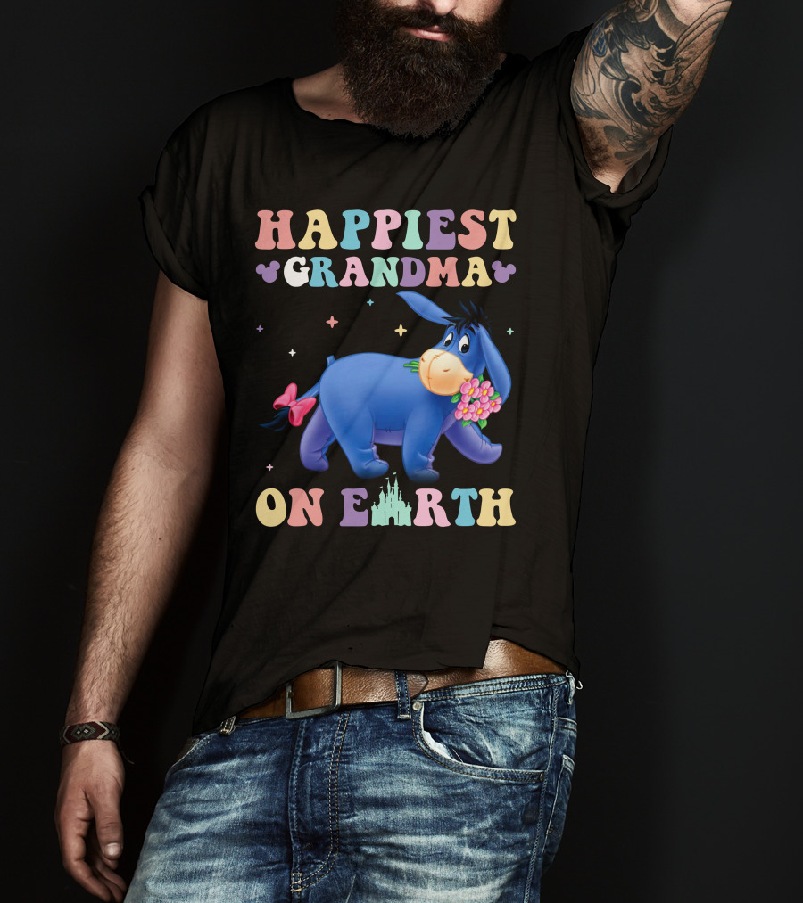 Happiest Grandma On Earth Eeyore T-Shirt