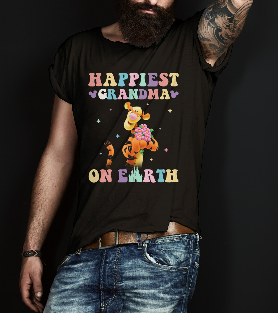 Happiest Grandma On Earth Tigger Disney T-Shirt