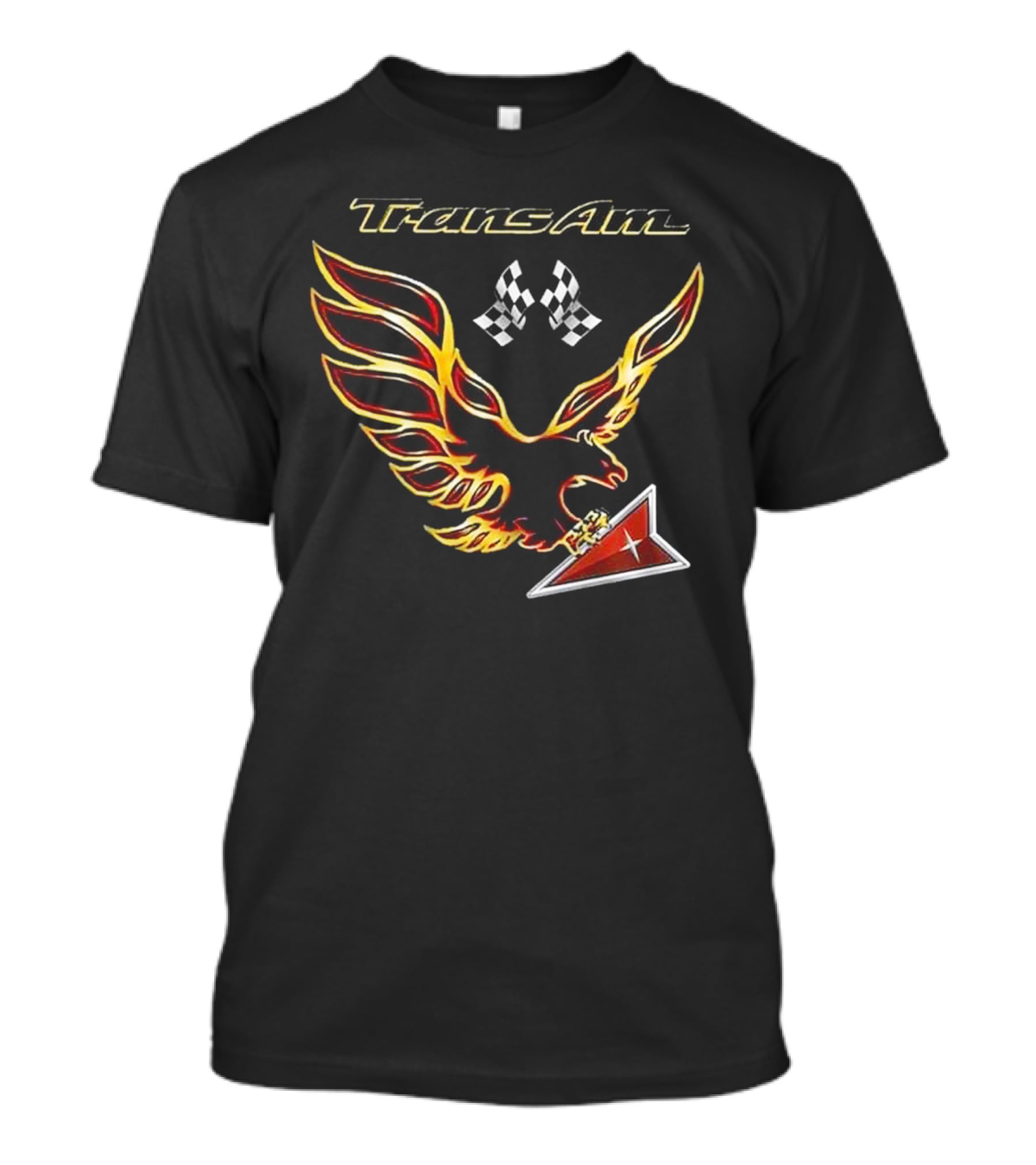Trans Am Firebird Racing Checkered Flags T-Shirt