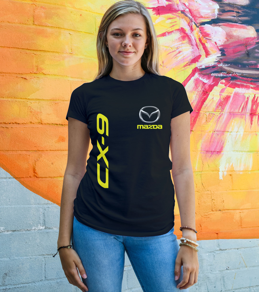 Mazda CX-9 Logo Design In T-Shirt