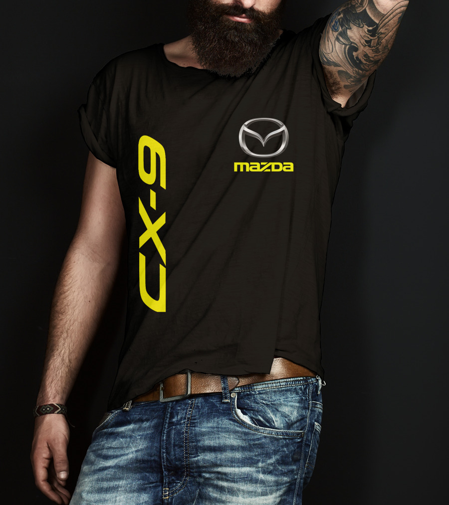 Mazda CX-9 Logo Design In T-Shirt