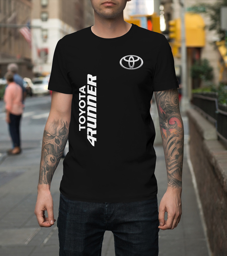 TOYOTA 4RUNNER Vertical Text with Toyota T-Shirt