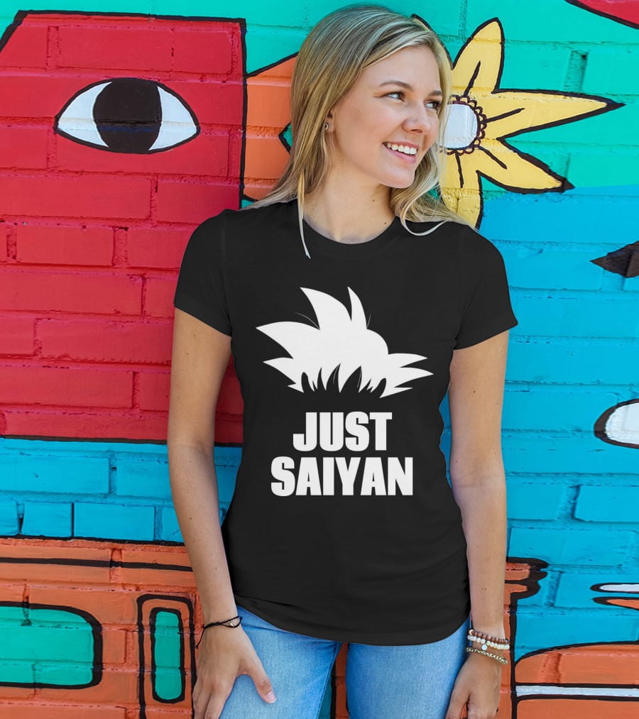 Just Saiyan Dragon Ball Z Super Saiyan Hair T-Shirt