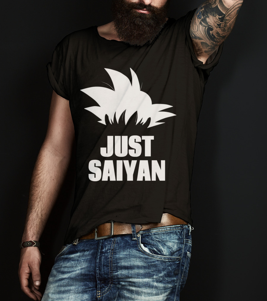 Just Saiyan Dragon Ball Z Super Saiyan Hair T-Shirt