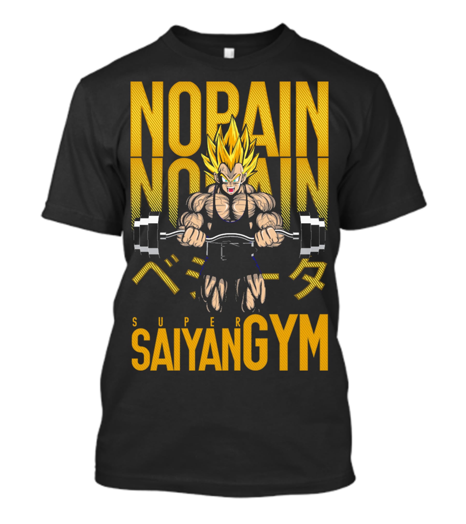 No Pain No Pain Super Saiyan Gym T-Shirt