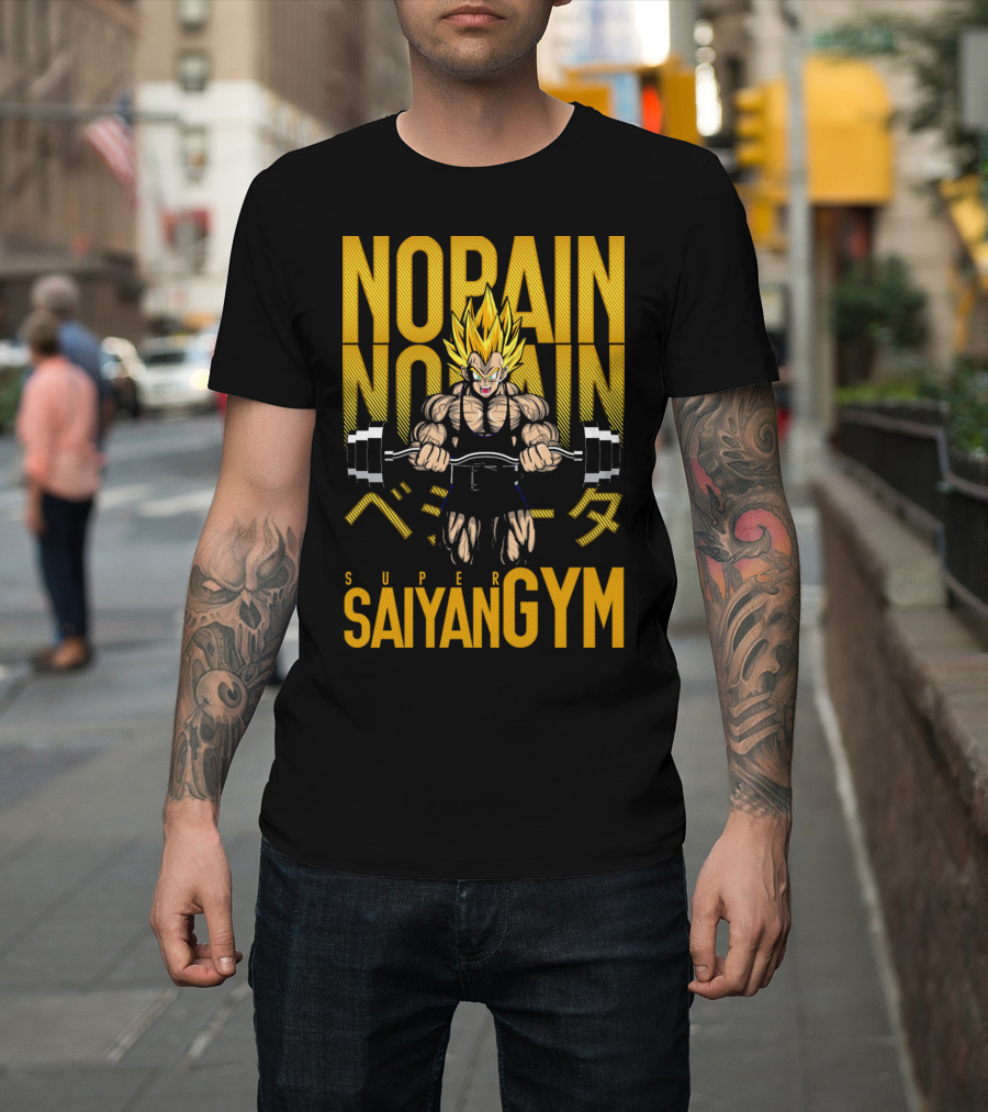 No Pain No Pain Super Saiyan Gym T-Shirt