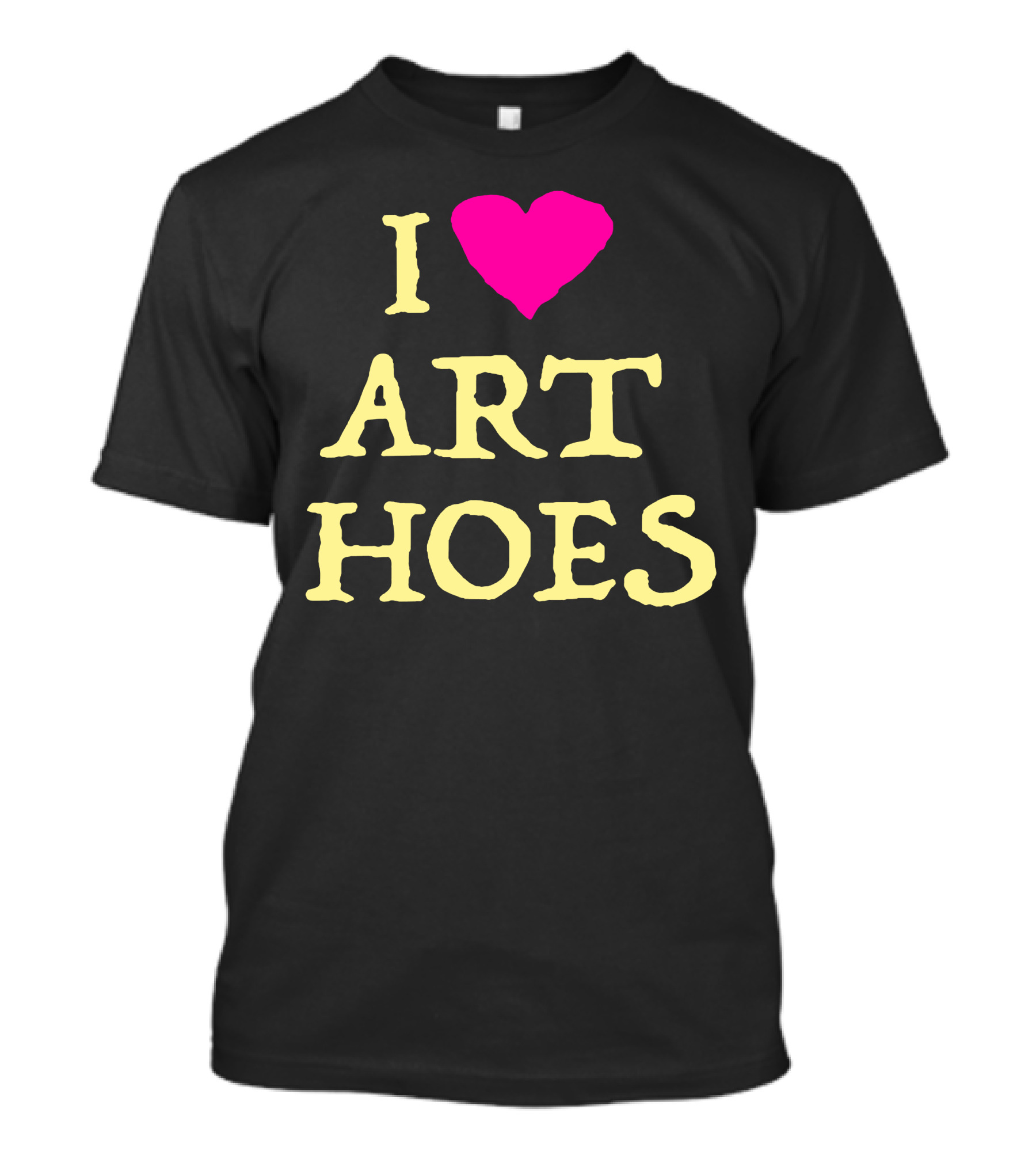 I Heart Art Hoes Pink T-Shirt