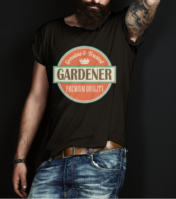 Genuine And Trusted Gardener Vintage Gardening T-Shirt