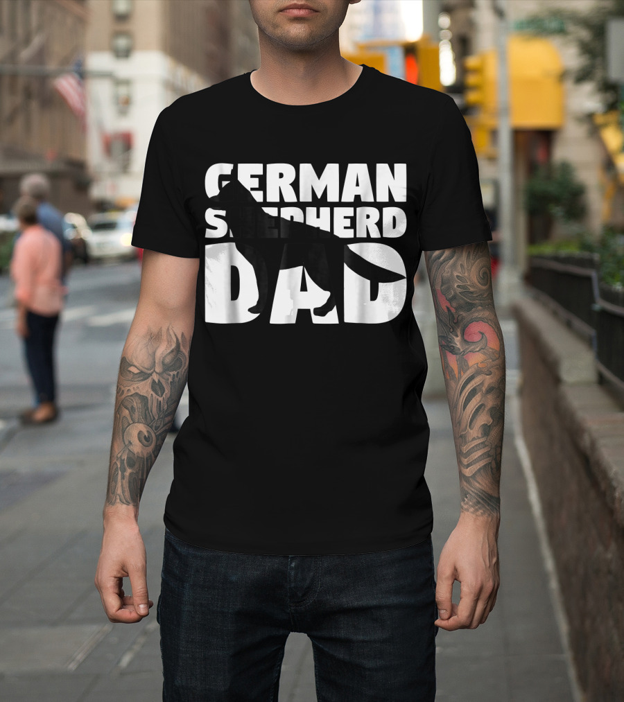 German Shepherd Dad T-Shirt