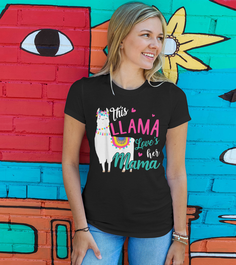 This Llama Loves Her Mama Mother's Day T-Shirt
