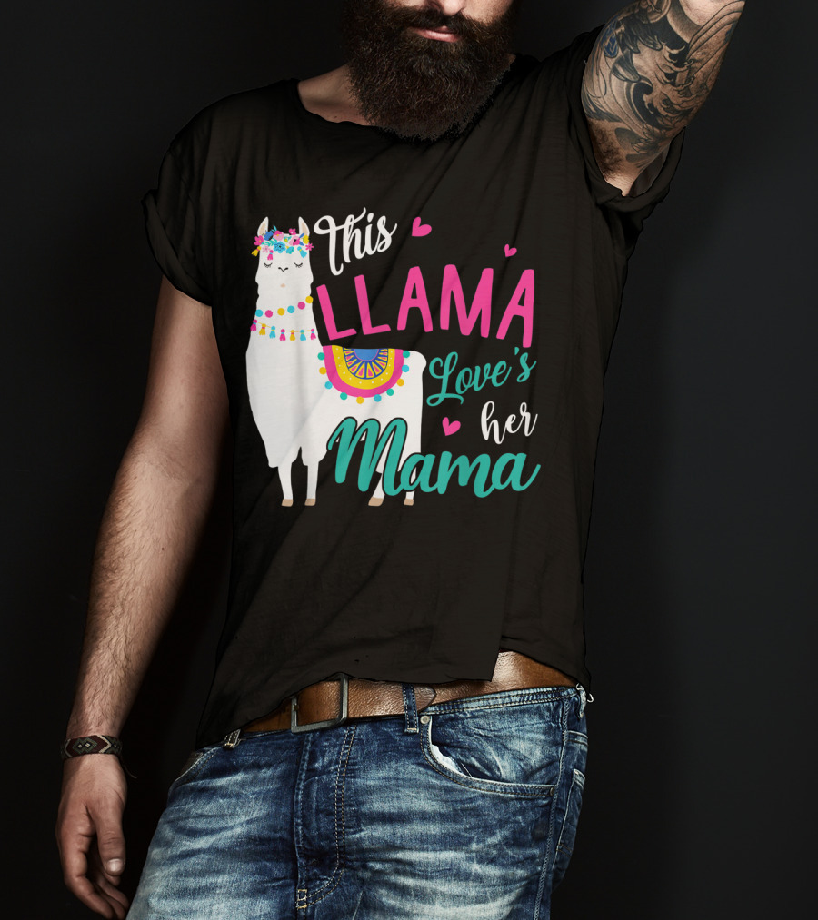 This Llama Loves Her Mama Mother's Day T-Shirt