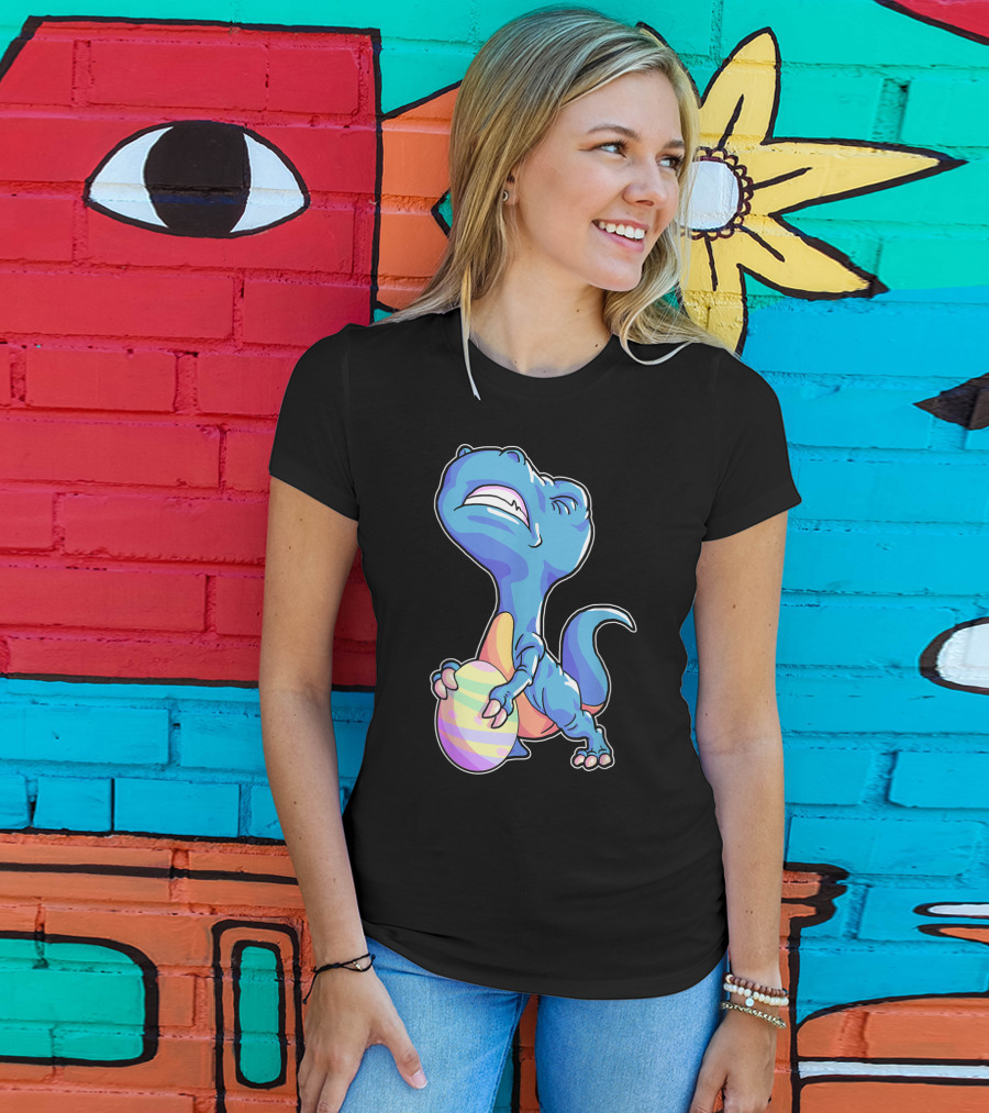 Dinosaur Egg Easter Rex Hates Hunting T-Shirt