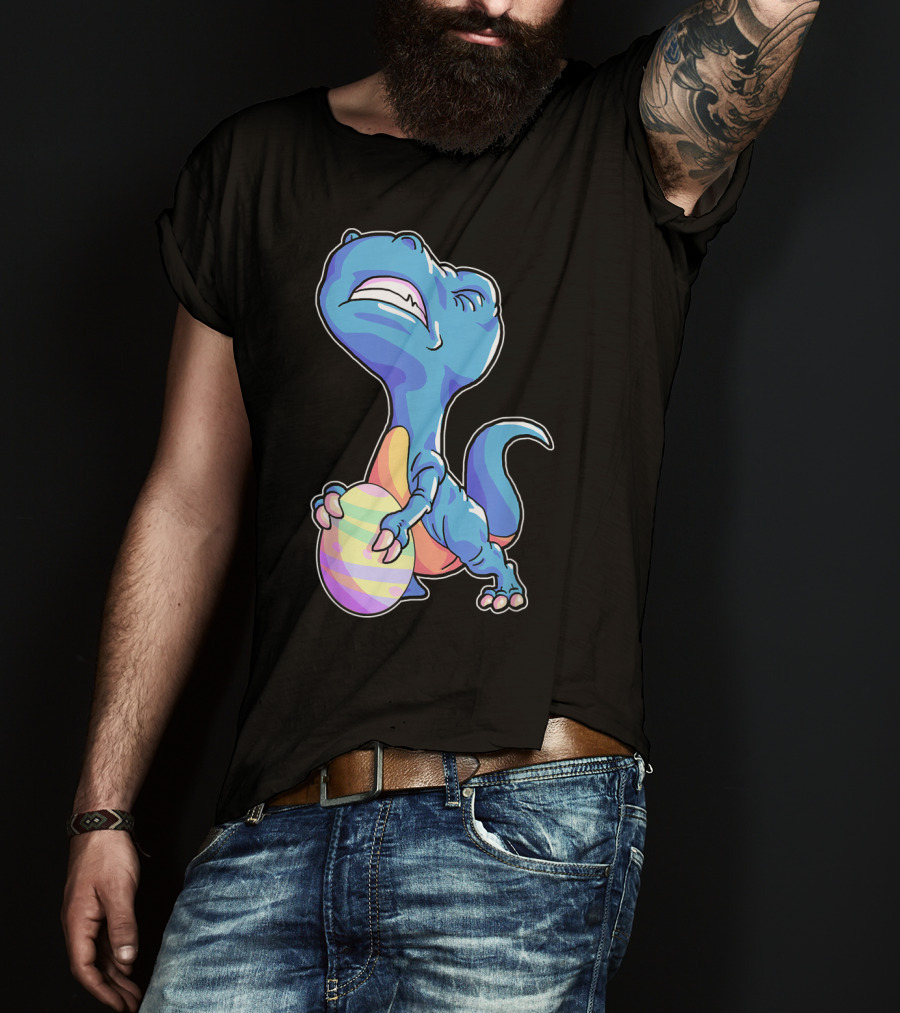 Dinosaur Egg Easter Rex Hates Hunting T-Shirt