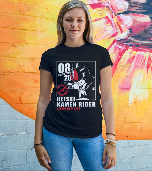 08th 2007-2008 Heisei Kamen Rider Masked Rider Den-O T-Shirt